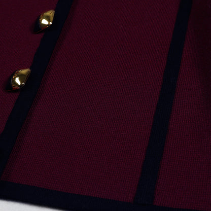 Creative Fashion Knitted Woolen Tup Straight Suits