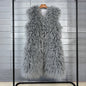 Women's Winter Lengthened Imitated Tibet Sheep Fur Coats