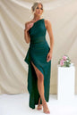 Summer Dress Solid Color Sexy Slit Dresses