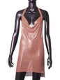 Nightclub Metal Sequins Sexy Suspenders Dress Dresses