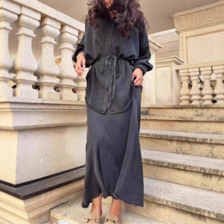 Popular Slouchy Stylish Autumn Temperament Shirt Suits