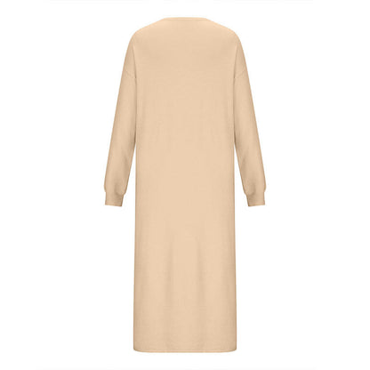 Overknee Long Slimming Versatile Woolen High Waist Skirts