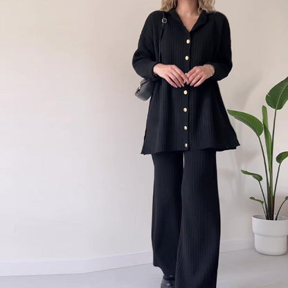Autumn Solid Color Design Button Fashion Suits