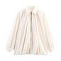Women's Summer Street Fashion Loose Tent Blouses