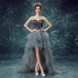 Tube Princess Bride Front Back Long Wedding Dresses