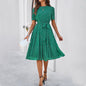 Women's Temperament Leisure Polka-dot Printed Dress Clothing