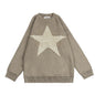 Women's Five-pointed Star Loose Temperament Casual Knitted Sweaters