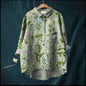 Women's Summer Loose Print Crew Neck Casual Plus Size