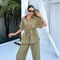 Women's Summer Fashion Casual Set Overalls Style Suits