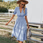 Women's Design Fashion Wear Dress Summer Striped Dresses