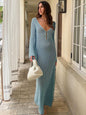 Beach Vacation Bikini Crocheted Knitted Long Dresses