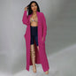 Women's Fashion Casual Long-sleeved Long Solid Color Sweaters