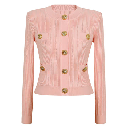 Women's Quality Fashionable Knitted Half-length Outfit Suits