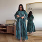 Women's Long-sleeved Long Vacation Style Triangle Swimsuit Suits