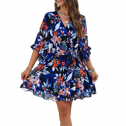 Women's Stylish Glamorous Elegant Printed Dress Dresses