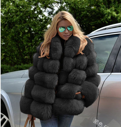 Winter Thick Loose Commuter Solid Color Coats