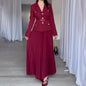 Women's Fashion Charming Elegant Long Pleated Suits