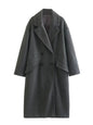 Women's Mid-length Trench Woolen Outerwear Design Fashion Dresses