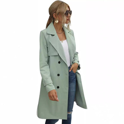 Women's Elegant Thin Trench Loose Casual Clothing