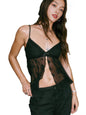 Women's Sexy Mesh Hollow Split Sling Shirt Blouses