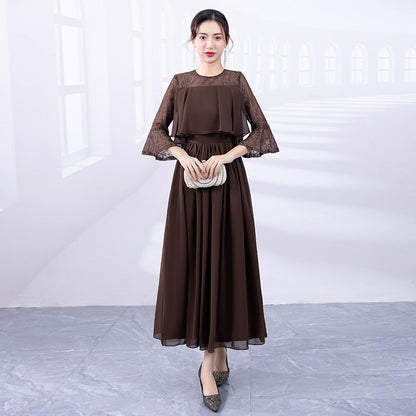 Gown Long Korean Style Banquet Dress Wedding Dresses