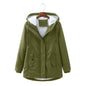 Women's European Ladies Hooded Parka Winter Warm Coats