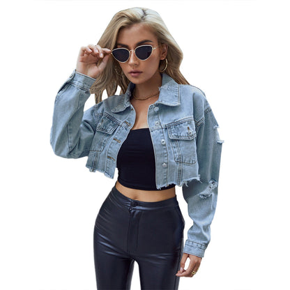 Women's Casual Boyfriend Style Chic Denim Jackets