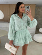 Pretty Comfortable Summer Lace Hollowed Leisure Suits