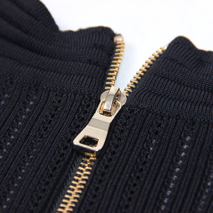 Women's Fashion High Quality Knitted Slim Fit Dresses