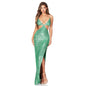 Women's Summer Split Backless Hollow Dress Sweet Spicy Clothing