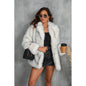 Women's Versatile Pretty Fur Imitation Collar Coats