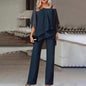 Women's Autumn Fashion Casual Irregular Batwing Sleeve Suits