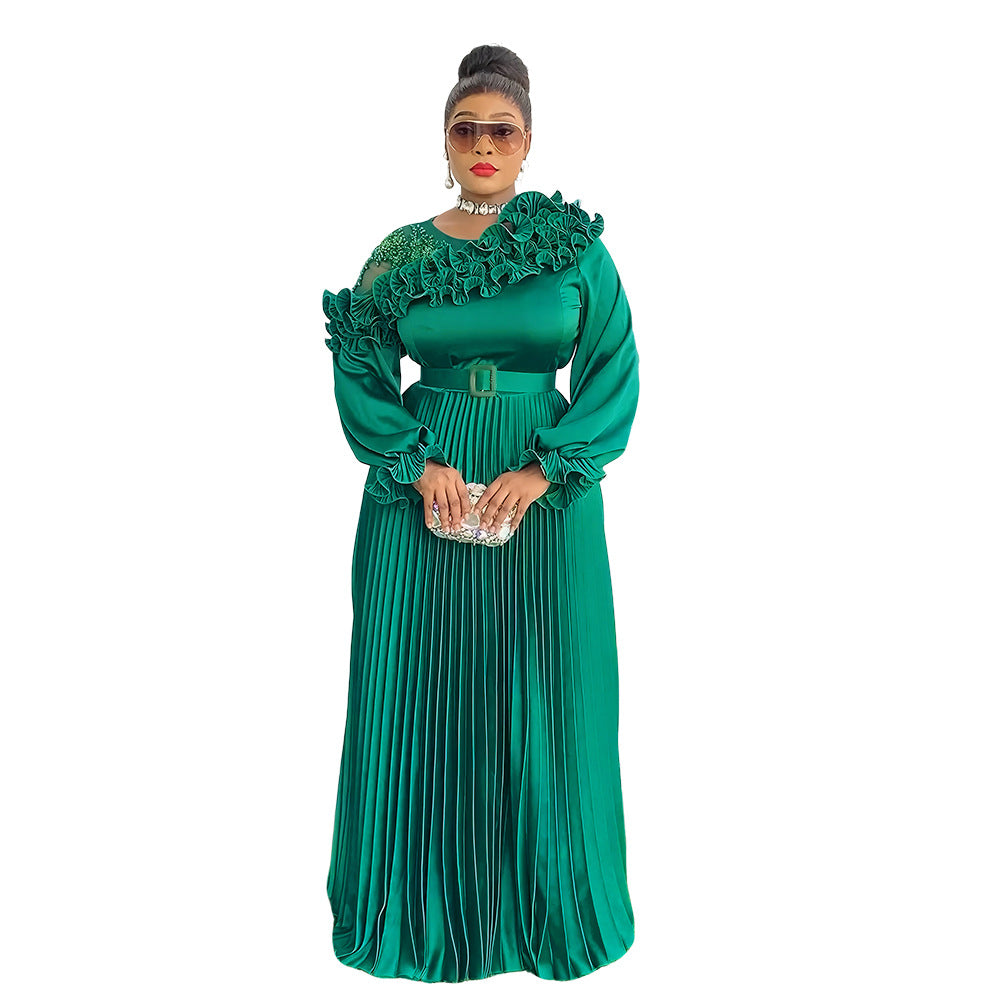 Women's Stylish Temperament Long Sleeves Dress African Dresses