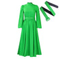 Women's Turtleneck Sleeve Waist Temperament Slimming Large Dresses