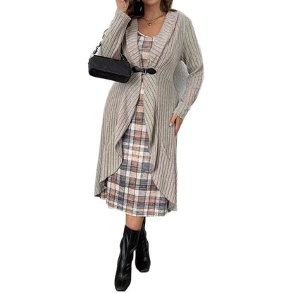 Pleated Long Style Sleeve Trench Shawl Coats