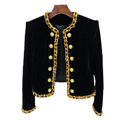Innovative Fashion Bead Sequined Chain Veet Jackets