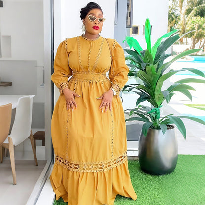 Women's Casual African Dress Elegant Long Dresses