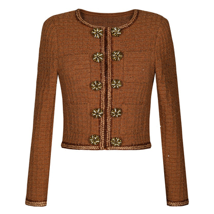 Quality Knitted Classic Style Half-length Outfit Suits