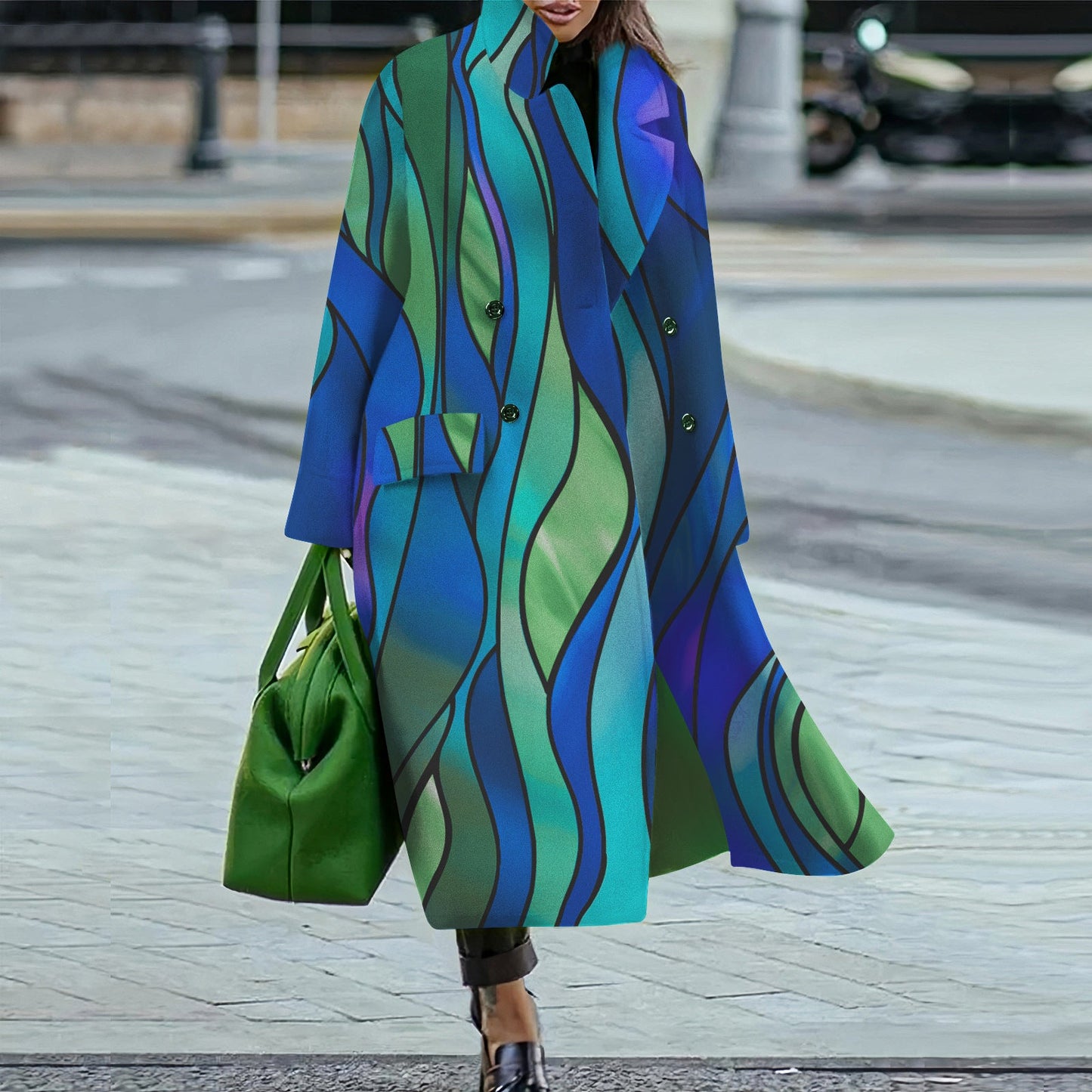 Women's Loose Winter Autumn Woolen Warm Commuting Coats