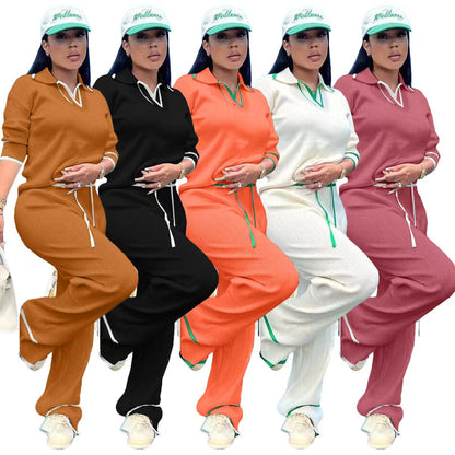 Women's Trendy Graceful Slouchy Casual Knitted Suits