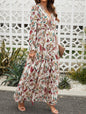 Women's Long Sleeve Fashion Print Fairy Elegant Dresses