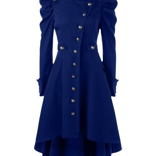 Women's Trench Stand-up Collar Slim Fit British Coats