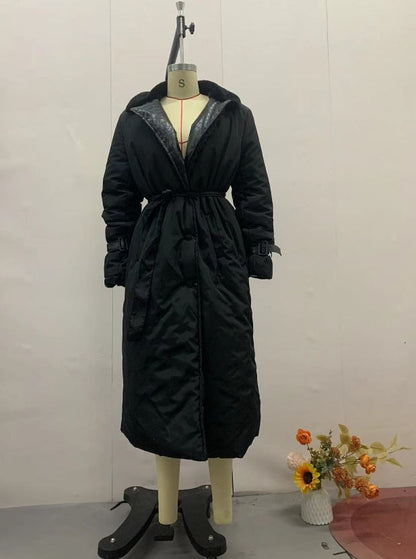 Fashion Solid Color Fur Stitching Lapel Coats
