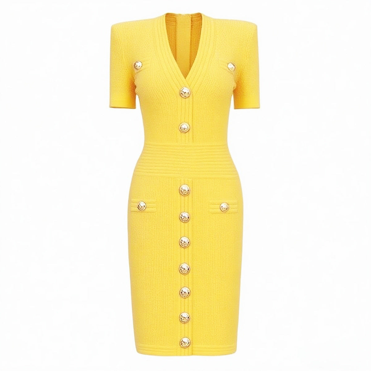 Women's Lengthened Summer Fashionable Knitted Slim Fit Dresses