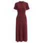 High Quality French Style Temperament Sleeve Hollow Thread Dresses