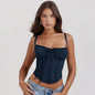Women's Summer Lace Stitching Strap Sexy Hot Tops