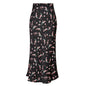 Women's Acetate Satin High Waist Elastic Quality Skirts
