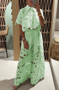Summer Hollowed Leisure Lace Shirt Trousers Suits