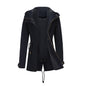Women's Cotton Anorak Loose Solid Color Coats