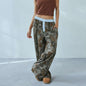 Women's Casual Comfortable Plaid Trousers Straight For Pants